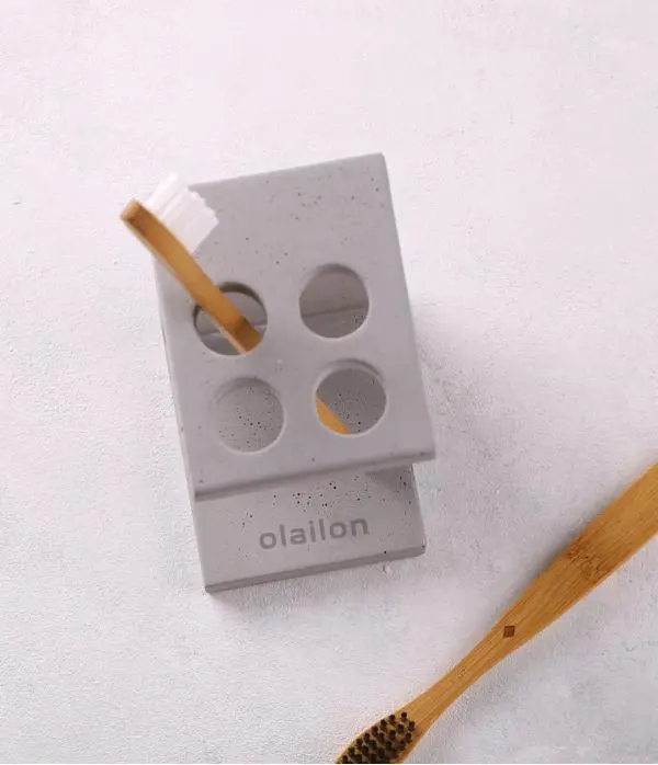 Antrasit Gri Beton Diş Fırçalık