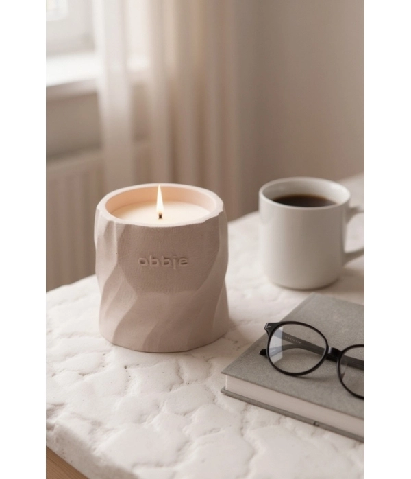 Artisan Collection, Amber Kokulu Beton Mum Bej Renk 180gr.