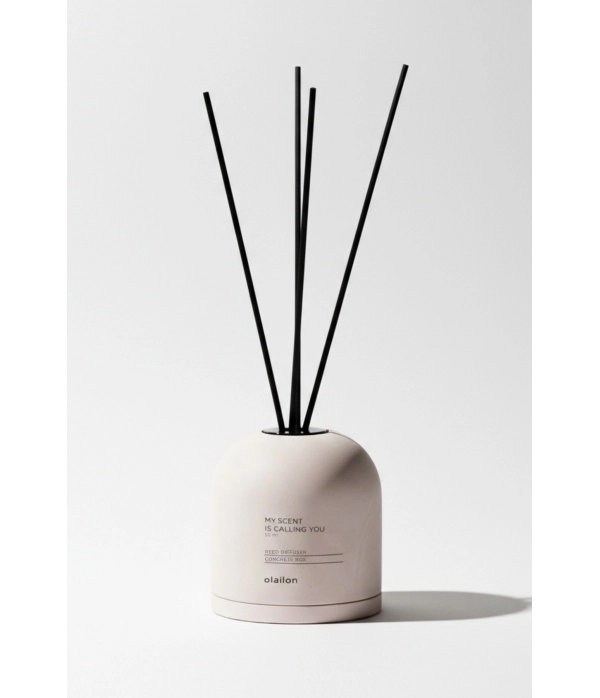 Concarte Amber Kokulu, Dekoratif Çubuklu Oda Kokusu 50 ml. Bej Renk