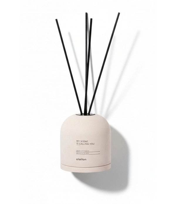 Concarte Amber Kokulu, Dekoratif Çubuklu Oda Kokusu 50 ml. Bej Renk