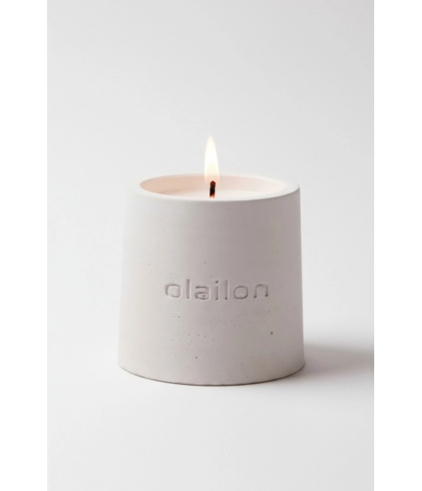 Konik Tasarım Oryantal Kokulu Beton Mum