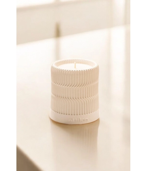 Serrated, Amber Kokulu, Dekoratif Beton Mum Bej Renk