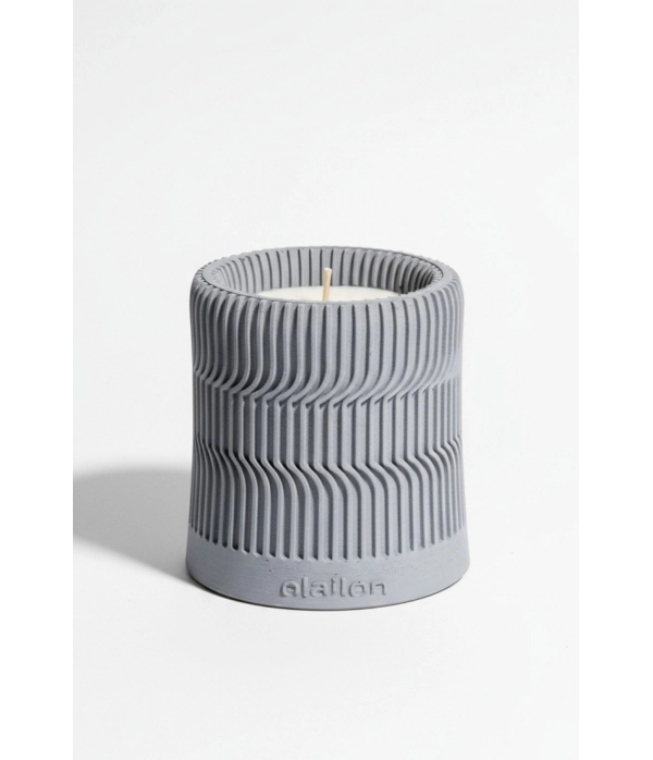 Serrated, Kakao Kokulu Dekoratif Beton Mum Antrasit Gri