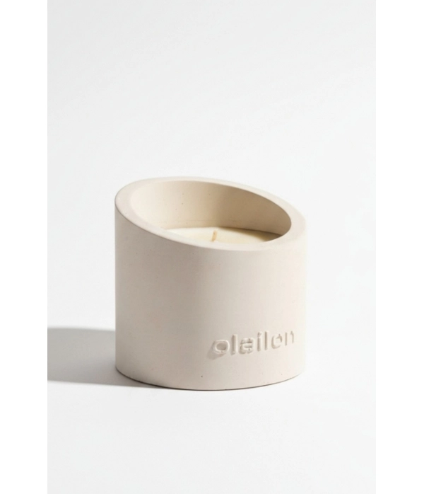 Slope Tasarım Amber Kokulu Mum, Dekoratif Beton Mum