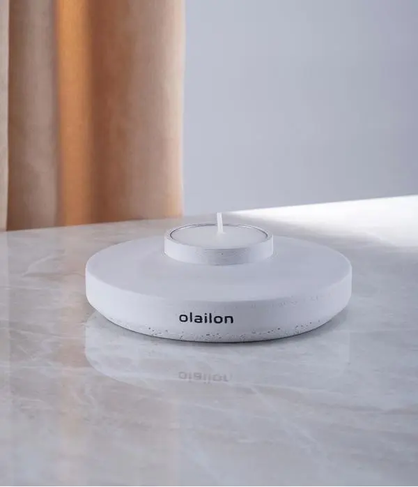 Space Tealight Beton Mumluk Antrasit