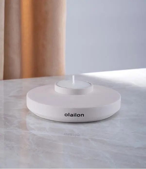 Space Tealight Beton Mumluk Bej